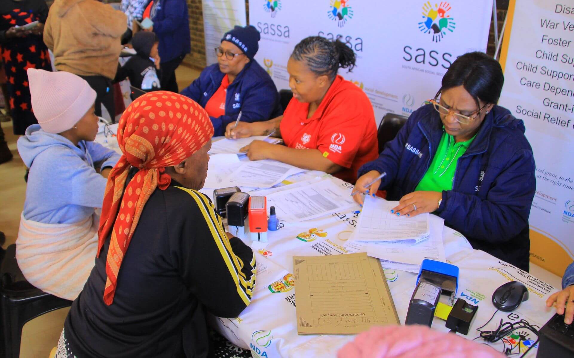 People completing ID verification at ICROP outreach community programme, Thousands of SASSA Beneficiaries Unpaid After ID Verification Failed in August 2025