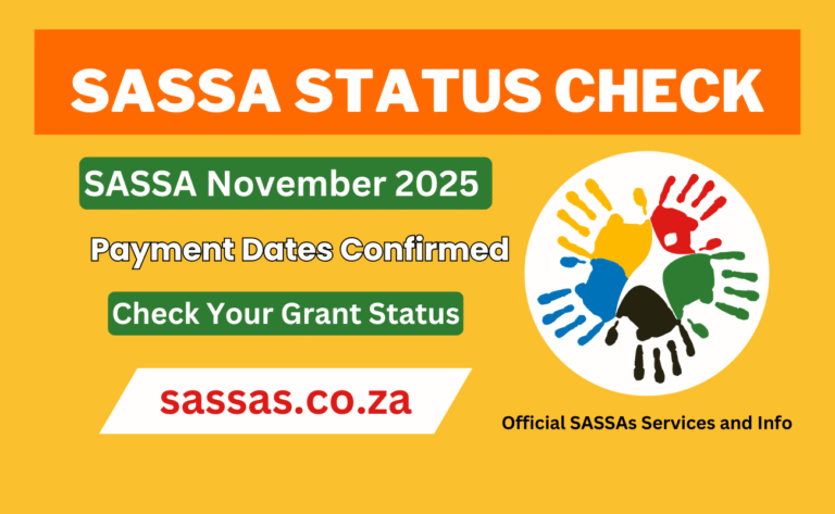 SASSA Payment Dates for November 2025: Check Your Grant Status